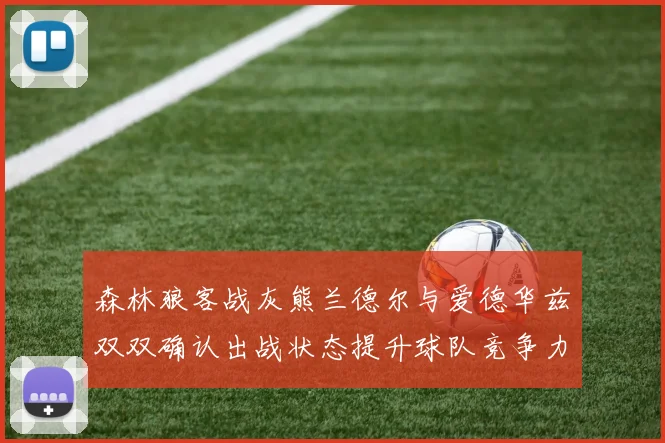 森林狼客战灰熊兰德尔与爱德华兹双双确认出战状态提升球队竞争力